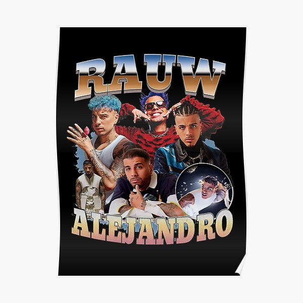 Rauw Alejandro Vintage 90s Poster RB3107 product Offical rauw alejandro Merch